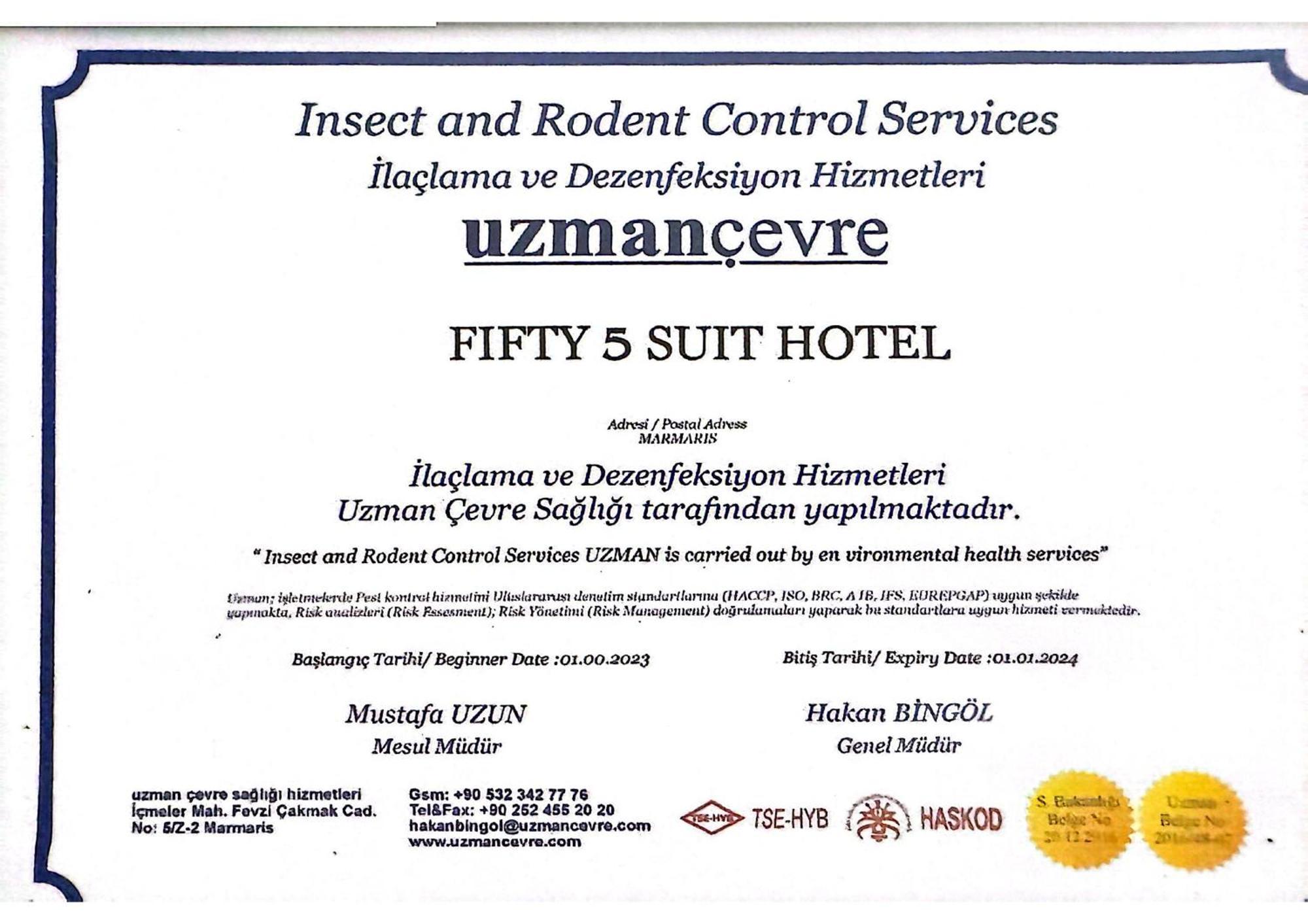 Fifty5 Suite Hotel Marmaris Exterior foto